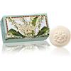 Saponificio Artigianale Fiorentino Mughetto sapone, Confezione regalo da 6 saponette ospite, lavorazione artigianale, scolpite con giglio fiorentino, 6 x 50 g