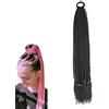 prinfantasy Pre Stretched Braiding Capelli Easy Braid Professionale Fibra Sintetica Crochet BZ141