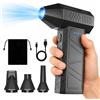 YOTON Soffiatore Aria Compressa Elettrico 110.000 RPM, Senza Fili, Sostituisce Bomboletta, Pulizia Tastiera Ricaricabile 3 velocità, per PC, Computer, Fotocamera, Auto e Esterni
