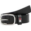Tommy Jeans Donna Cintura Oval Cintura in Pelle