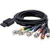 Buhdjfnke RGB/RGBS per Console Video N64 SFC SNES Composito con Forte Stabilità