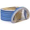 Shineboc Nastri Abrasivi 13 x 457 mm, Nastro Abrasivo 40/60/80/120/240/400 Grane Carta Abrasiva per Levigatrice a Nastro per Lucidare Metallo, Legno