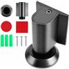 Tuxvealu Fermaporta Magnetico,Fermaporta da Pavimento Metallo Magnetico,Adesivo Magnetic Door Stop,Ferma Porta Pavimento Magnetic,Ferma Porta Magnetic per Ufficio,Balcone,Cucina, Camerette,Bagno,Grigio