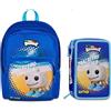Generico Zaino + Astuccio Italian Brainrot | Set Scuola trallalero trallala Brainrot | School Pack Completo Zaino Scuola Ergonomico con Astuccio coordinato 3 Scomparti