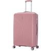 CELIMS - Valigia Grande in Polipropilene 75 cm | Valigia Grande | Bagaglio 75 cm | Lucchetto TSA | 8 ruote a 360° | Rosa