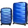 CELIMS - Set Valigie Blu | Valigie Bagaglio a Mano + Valigia Grande | Trolley Bagaglio a Mano 55x40x20 cm + Trolley Grande | Valigia Cabina + Valigia XL 23 kg