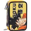 Franco Cosimo Panini DRAGON BALL SUPER - Astuccio Scuola Ufficiale Dragon Ball, Astuccio 3 Scomparti Bambino e Bambina con Set Cancelleria, Penna Cancellabile Blu e Pratica Chiusura a Zip, 20x13Hx7 cm