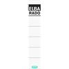 ELBA Rado 100551822 - Cartello per la schiena, confezione da 10 pezzi, stretto e corto, autoadesivo, colore: Bianco