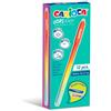 Carioca Oops Easy Penne Cancellabili Rosse - Box 12 Penne Gel Cancellabili con Inchiostro Termosensibile - Punta 0,7 mm - Ideali per Scuola, Ufficio e Studio