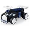 FANTASK Auto antiscivolo per bambini, con ruote universali, clacson e musica, per bambini a partire da 1 anno (nero + blu)