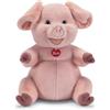 Trudi Maiale Zack | Peluche regalo, maialino portafortuna | 27x36x26 cm taglia L | Classici Fattoria | modello 28396