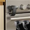 EUDEMON Serratura per forno per bambini, Blocco porta forno a prova di bambino, Facile da installare (Nero, 2 Pezzi)