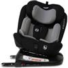 Nania - Seggiolino auto Phoenix girevole a 360° - Taglia I 40-150 cm - Aggiornabile dalla nascita a circa 12 anni - Gruppo 0+/1/2/3 - Attacchi Isofix - Protezioni laterali