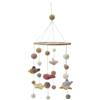 Én Gry & Sif Fatto a mano e certificato Fairtrade | Gry & Sif | Elegante design danese x artigianato nepalese | Baby mobile con creature marine, pesci in feltro per culla box per bambini fasciatoio