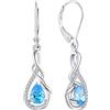 Starchenie Orecchini Donna Argento 925 Pendenti Infinito Orecchino con Zirconi Regalo di Gioielli