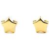 Monde Petit Orecchini per bambini stella 3.5 mm - oro giallo 18K (750) - Scatola Regalo - Certificato di garanzia