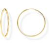 Thomas Sabo Orecchini a cerchio in argento placcato oro medio CR728-413-39, misura unica, Argento sterling, Nessuna pietra preziosa