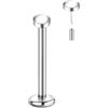 Lantine Piercing da naso senza filettatura G23 titanio 16 g 18 g 20 g Push In Flat Back Labret Piercing 6 - 12 mm Medusa Helix Tragus cartilagine Piercing gioielli, 16g Bar Gauge, 10mm Bar Length, Titanio
