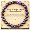 AD Beads - Braccialetto fatto a mano da 4 mm, 6 mm, 8 mm, 10 mm, pietra naturale per la pace e la tranquillità, meditazione, yoga, guarigione e energia, regalo unisex, 8mm, pietra