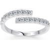 AOMEKASO Anello da Donna - Anello Moissanite - con Certificato GRA, Argento 925 Puro, Placcato Oro Bianco 18K, Grado D+ VVS1, Adatto per: Appuntamento/Uso Quotidiano/Matrimonio/Compleanno