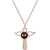 TAISGONGBY Collana a Proiezione Personalizzata, Collana con Ti Amo in 100 Lingue | Collana a Proiezione con Immagine All'Interno Personalizzata, Collana con Foto Nascosta, Collane con Foto Ricordo per Donne