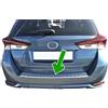 MCPerformance Protezione paraurti posteriore adatta per Toyota AURIS Touring Sports | Dal 2015+ in acciaio inox cromato protezione per il bordo del bagagliaio di carico