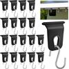 Samulee 18 ganci per tenda, 5 - 6 mm, ganci per tenda da sole, per campeggio, tenda da sole