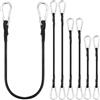 Flintronic Cinghia Elastica con Ganci, Corde Elastiche, 6 Pezzi 8mm*45cm Cinghia Elastici Regolabile, per Bicicletta Moto Fissaggio Bagagli
