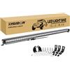 RIGIDON 44 pollici 111cm 120W 12000lm barra led fuoristrada luci di lavoro | 12V 24V, barras luce led, per auto camion SUV UTE ATV barca trattore offroad 4x4 veicoli, 6000K bianco, impermeabile