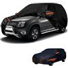 generico Telo copriauto esterni Compatibile con Dacia Duster 2010-2026,antivento,antipioggia,antineve,antisole impermeabile,protezione per tutte le stagioni (black orange)