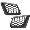 Kacepar Griglia di copertura per paraurti anteriore a nido d'ape compatibile con SEAT Ibiza Cordoba tipo 6L 2002-2009 6L0853677A01C 6L0853676A01C
