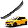 KizmiQ Auto Spoiler posteriori per Ren-ault Clio 4 IV 2012 2013 2014 2015 2016 2017 2018 2019 2019 Nastro Installare Adesivo,ABS Alettone Tetto Posteriore Tuning Ala Styling Accessori