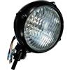 HONGYISM Fari Anteriori Per Moto Faro Vintage Per Motocicletta Per Cafe Racer Custom Bobber Fari Retrò Alogeni Evidenzia Giallo Bianco(B)