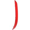 DRCIOQAZR Compatibile Con Per Caddy 2015 2016 2017 2018 2019 Rosso ABS Auto Paraurti Posteriore Luce 2K5945105D 631113652L 2K5945106D 2K5 945 105D Catarifrangentes Paraurti