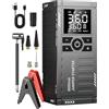 Onalix 4500A Avviatore Batteria Auto con Compressore 150PSI, Booster Avviamento Auto Professionale per Motori 8L Gas / 6L Diesel, Jump Starter Portatile 12V e Starter Auto Portatile con Display LED