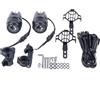 HarBin-Star Faro aggiuntivo per moto, fendinebbia, LED, con interruttore, 6000 K, IP67, per R1200GS F800GS (2 pezzi)
