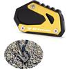 Modeer Cavalletto laterale per moto, compatibile con V-strom 800 DE 2023 2024 2025 CNC, cuscinetti di prolunga vstrom 800de v-strom 800 de accessori (oro)