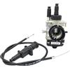 Generico KIT CARBURATORE DELL'ORTO PHBG 21 DS + COMANDO ARIA POLINI PER SCOOTER 50 CC