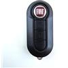 Garage Hub Italia GUSCIO CHIAVE 3 TASTI COMPATIBILE CON FIAT MODELLI GRANDE PUNTO FIAT 500 PANDA PUNTO BRAVO STILE DUCATO CHIAVE AUTO CHIAVE (Tasti Neri)