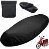 SKJJM Coprisella Moto Universale, Coprisella Scooter, Copri Sella Moto Impermeabile, Oxford 210D, Copri Sella Impermeabile, Antigraffio, Antiscivolo, Coprisella per Moto e Scooter Resistente, 60-92cm