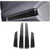 PTWOIXMBG Strisce Decorative for Pannelli portiera Auto compatibili con Audi A3 8Y 2021-2022, Accessori Interni in Acciaio Inossidabile.(Black)