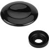 Young Wolf Pulsante di Navigazione Joystick Control Center Button Cover MMI Knob Repair Compatible with 8K0998068A con Anello di Tenuta in plastica Nero Brillante (A4L A4 A6 Q5 Q7 S6)