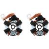 Briny River 2 Pezzi Portaspazzole In Carbone 232038 Compatibile Con Mercedes-Benz Classe C 1997-2014 Compatibile Con Audi A3 2003-2012