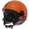 MOMO DESIGN CASCO JET FGTR CLASSIC 018 MONO MATT ORANGE/BLACK M