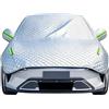 Generic Mezza copertura di protezione della copertura 'automobile della pellicola di alluminio del sole della neve