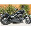 Shop Bikers Custom Chrome Sissybar per Harley Davidson Dyna Street Bob FXDB Nero