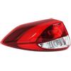 ZJYZYQ Per Hyundai Per Tucson 2015 2016 2017 2018 Automatico Indicatore Direzione Alloggiamento Fanale Posteriore Copertura Lampada Senza Lampadina Auto Gruppo Ottico Posteriore(Outside Left)