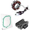 DFKDXRZ Moto Magneto Statore Bobina Guarnizione Bobina Statore Regolatore Raddrizzatore Per XT125 XT125R XT125X 07-08 YBR125 YBR125ED 3D9 05-06 YBR125ESD 3D9 2008 2011