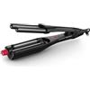 Rowenta Waves Addict, ferro arricciacapelli, ricci duraturi, CF471L | Calore delicato, Impostazioni personalizzabili, Finitura brillante, Cavo girevole per uno styling comodo, Colore: Nero/Rosso