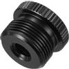 QUARKZMAN Adattatore per asta microfono Femmina 1/4 pollici a Maschio 5/8 pollici Adattatore vite microfono in lega di alluminio per treppiede microfono Nero 1 pezzo